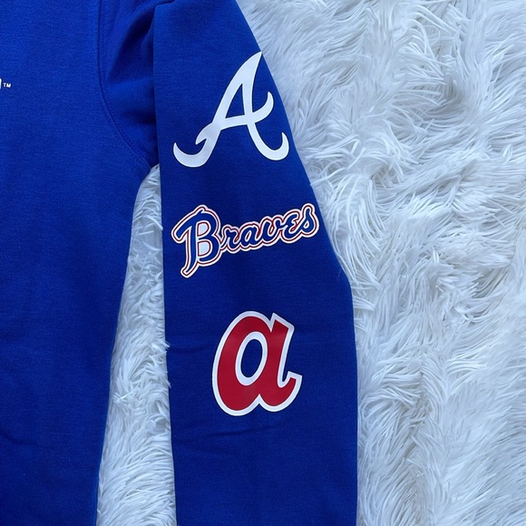 Nike Kids Atlanta Braves Cooperstown Hoodie - Picture 3 of 4
